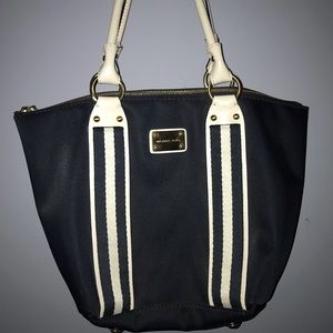 Michael Kors canvas and leather purse